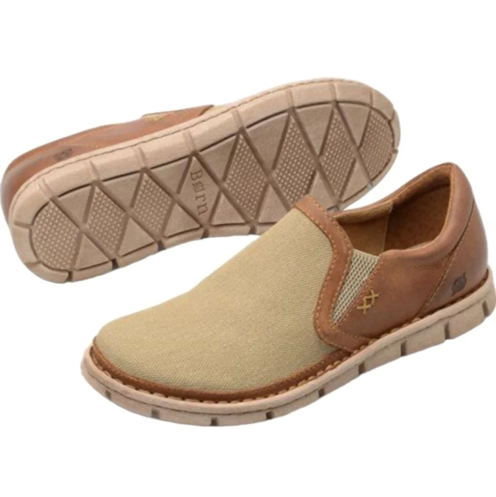 Born Mens Sawyer Comfort Loafer Slip on shoes sz 9.5